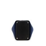 Hermès Bleu Nuit Feutre Wool and Black Swift Picotin Lock 18 PM Palladium Hardware - Image 6